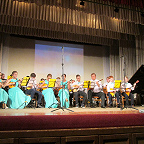оркестр народных инструментов «Лирица», рук. Е.В. Мендыбаева
