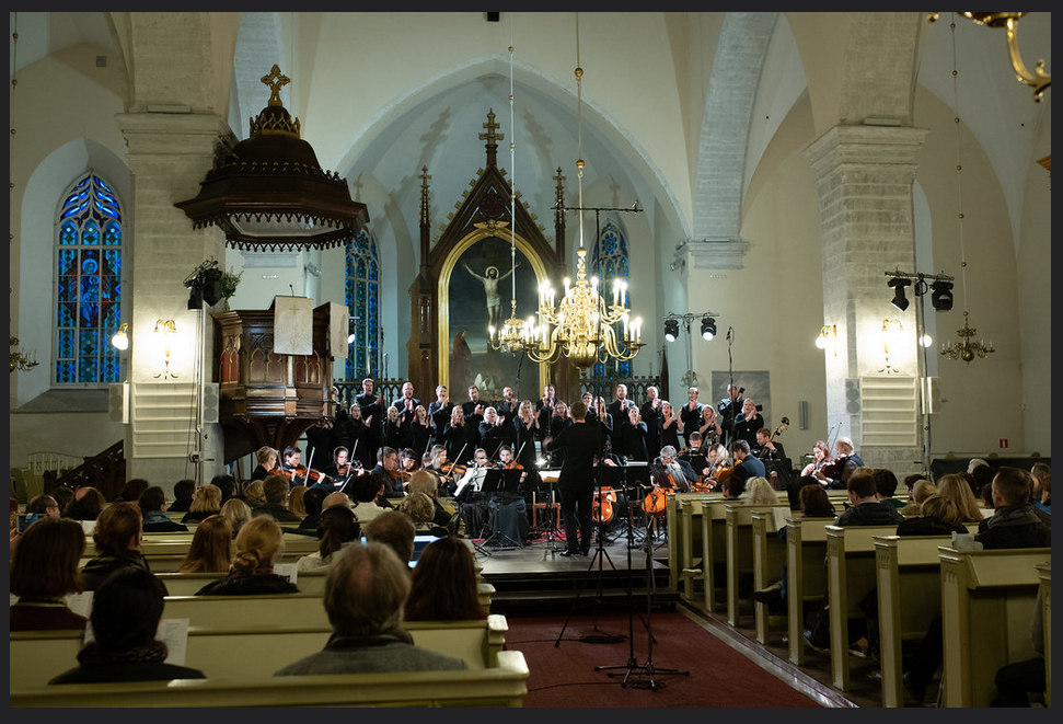 Заключительный концерт. Estonian Philharmonic Chamber Choir, Tallinn Chamber Orchestra. Foto Sven Tupits