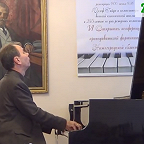 Геннадий Маслов, выпускник ДШИ № 8 им. В.Ю.Виллуана (г. Санкт-Петербург), выступает на VI Открытой Конференции преподавателей фортепиано Нижегородской области в 2017 году