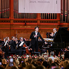 Энджел Вонг, Александр Рудин и музыканты РНО. Фото Ирины Шымчак