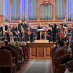 Анатолий Левин и Студенческий оркестр Московской консерватории. Фото автора