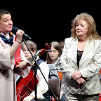 Приветственное слово Заслуженной артистки России, депутата Законодательного Собрания Санкт-Петербурга 5,6,7 созывов, Заместителя Председателя постоянной комиссии по образованию, культуре и науке Законодательного Собрания Санкт-Петербурга Анастасии Мельниковой