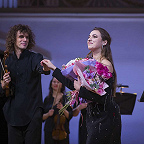 Елене Гвритишвили и Илья Мовчан. Фото предоставлено пресс-службой Московской филармонии