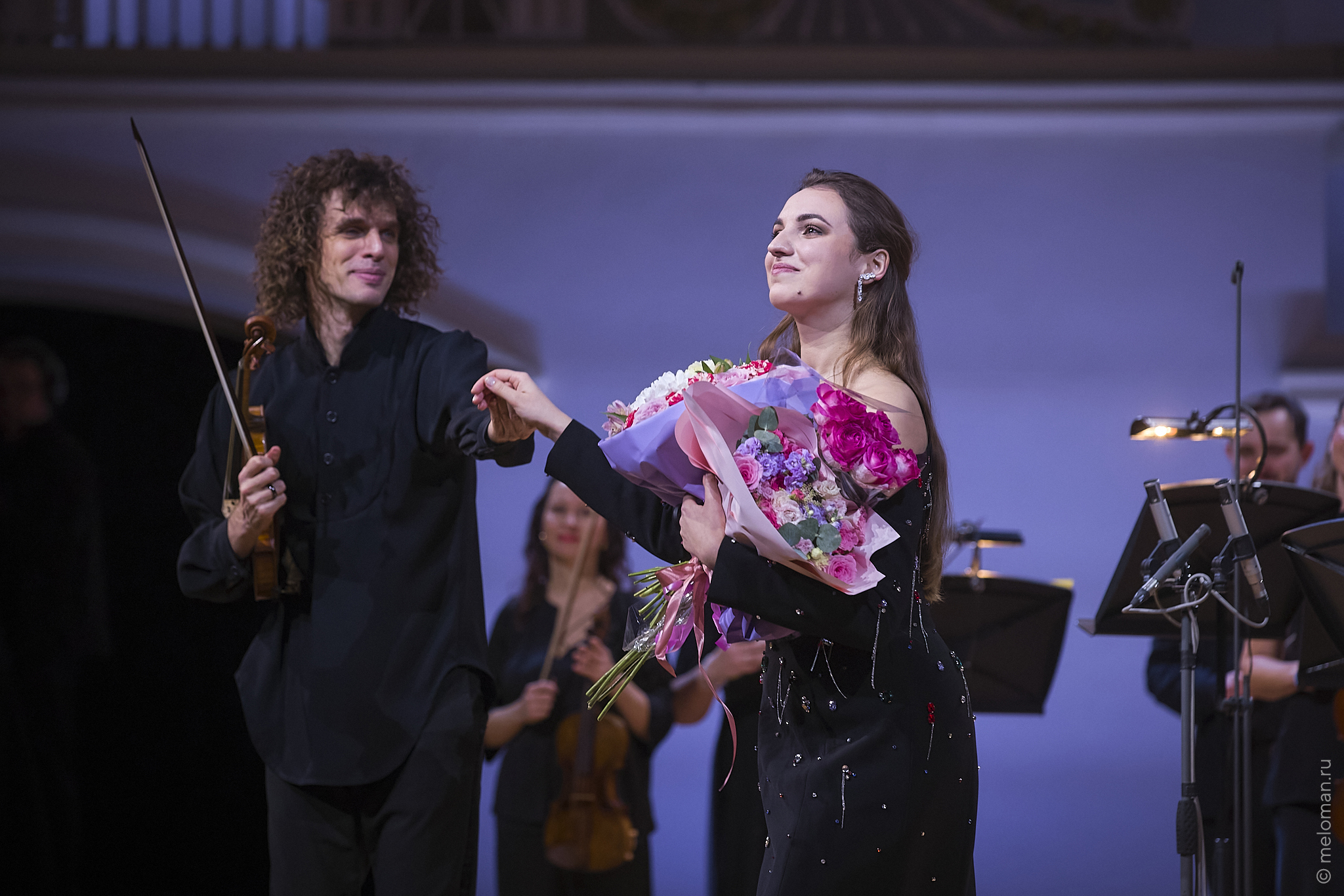  Елене Гвритишвили и Илья Мовчан. Фото предоставлено пресс-службой Московской филармонии