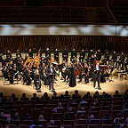 Елене Гвритишвили, Михаил Нор, Игорь Подоплелов, Екатерина Антоненко, Фестивальный барочный оркестр, ансамбль Intrada. Фото предоставлено пресс-службой МКЗ «Зарядье»