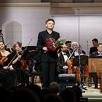 Юрий Фаворин, Александр Рудин и музыканты Musica Viva. Фото Ирины Шымчак