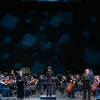 Ирина Морева, Виталий Ефанов, Клеман Нонсьё и оркестр Новой оперы. Фото Екатерины Христовой