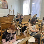 Творческая работа в мастерской.